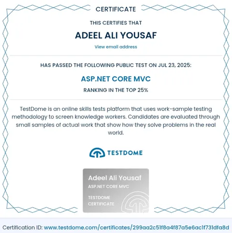 ASP.NET Core MVC